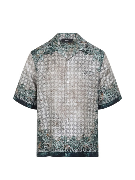  Amiri Patterned Silk Shirt - Neutrals 