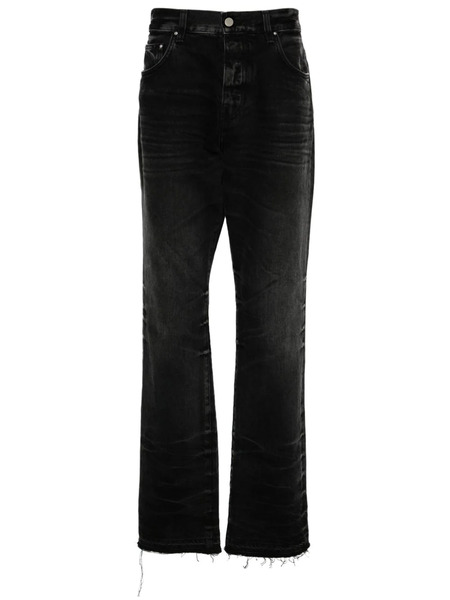  Amiri Release Hem Straight-leg Jeans - Black 