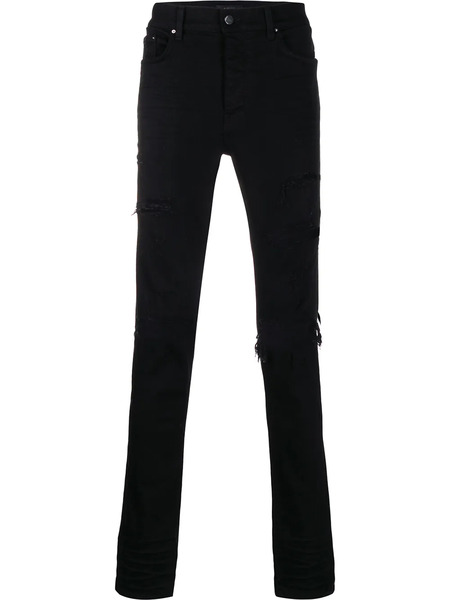  Amiri Ripped Slim-fit Jeans - Black 