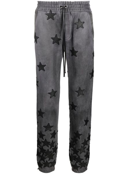  Amiri Star Pattern Gradient Track Trousers - Grey 