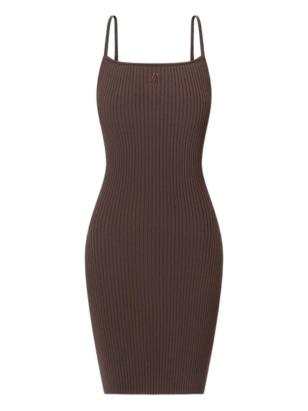  Amiri Tank Mini Dress - Brown 