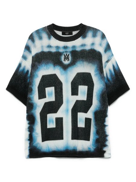  Amiri Tie-dye Knitted Sweater - Blue 