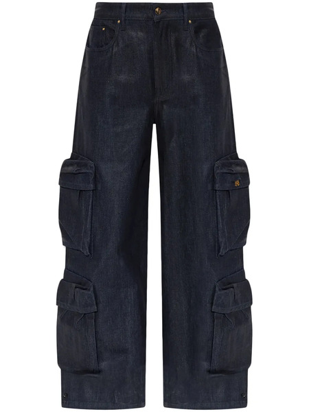  Amiri Wide-leg Cargo Jeans - Blue 