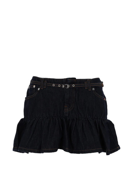  Amish Ginza Ruffled Skirt - Blue 