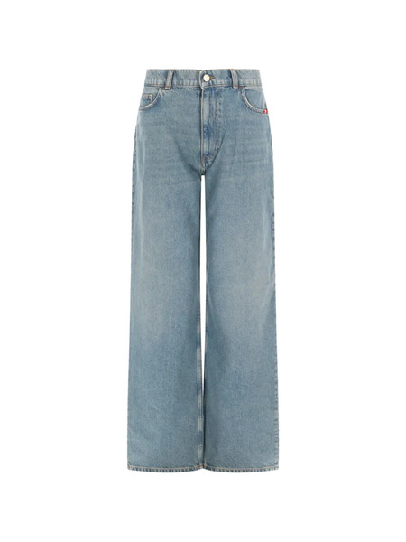  Amish Sandy Wide-leg Jeans - Blue 