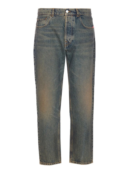  Amish Whiskering-effect Jeans - Blue 