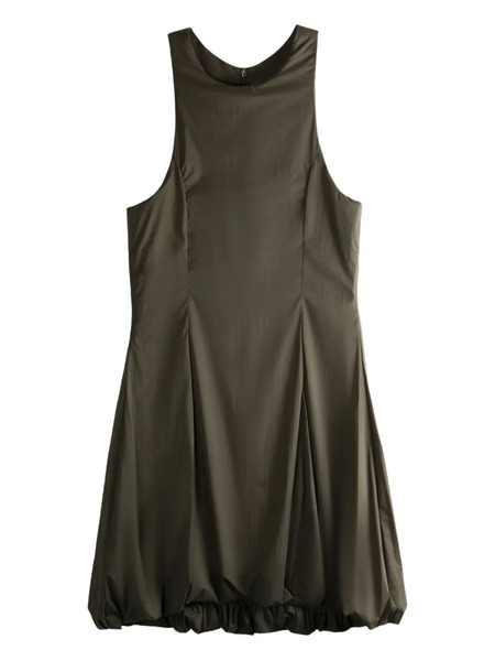  Amomento Gathered Midi Dress - Brown 