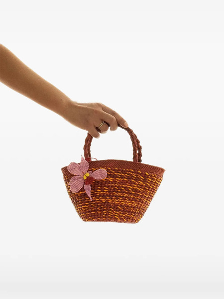  Amor Y Mezcal Flower-detail Tote Bag - Red 