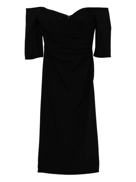  Amsale Crepe Dress - Black 