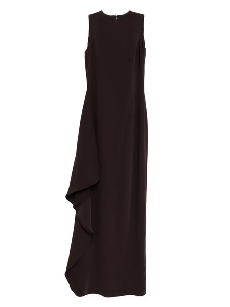  Amsale Crepe Dress - Brown 