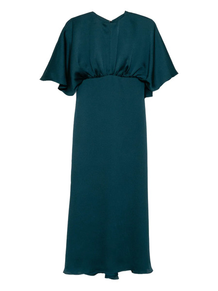  Amsale Hammered Satin Dress - Green 