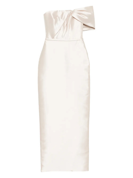  Amsale Satin Dress - Neutrals 