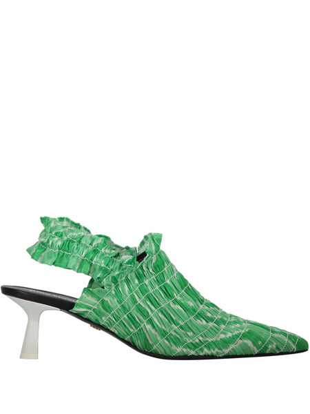  Amy Crookes Pointed-toe Pumps - Green 