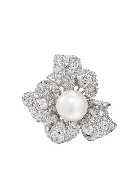  Anabela Chan Mini Blossom Ring - Silver 