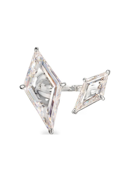  Anabela Chan Trinity's Shatter White Sapphire Ring - Silver 
