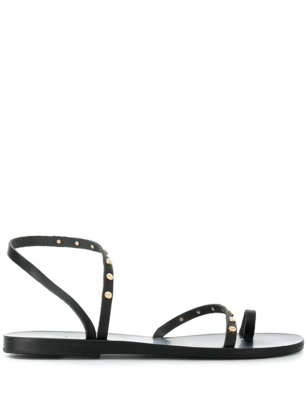 Ancient Greek Sandals Apli Studded Sandals - Black 