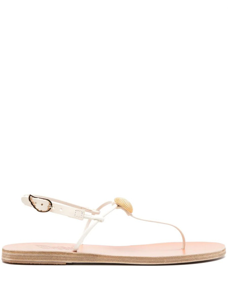  Ancient Greek Sandals Dimitra Leather Sandals - White 