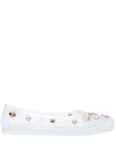  Ancient Greek Sandals Iro Ballet Flats - White 