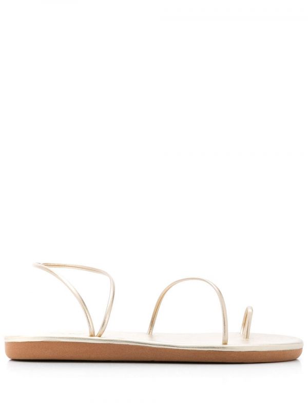  Ancient Greek Sandals Kansiz Flat Sandals - Gold 