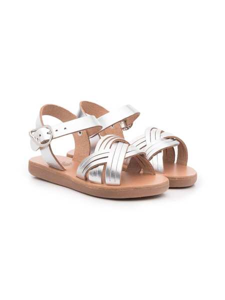  Ancient Greek Sandals Kids Electra Open-toe Sandals - Silver 