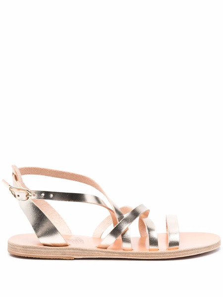  Ancient Greek Sandals Metallic-effect Leather Sandals - Gold 