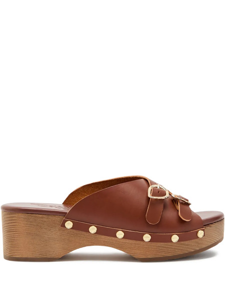  Ancient Greek Sandals Natali Sabot Sandals - Brown 