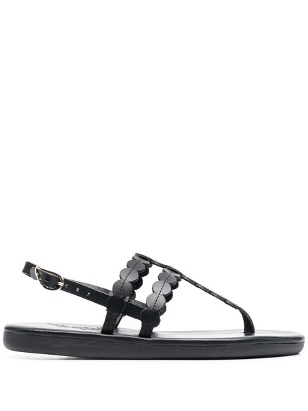  Ancient Greek Sandals Slingback Strap Sandals - Black 