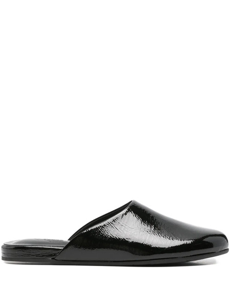  Ancient Greek Sandals The Slipper Mules - Black 