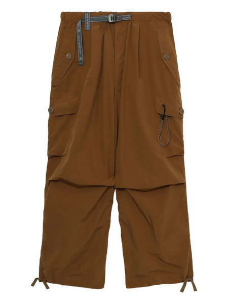  And Wander Belted Cargo Pants - Brown 