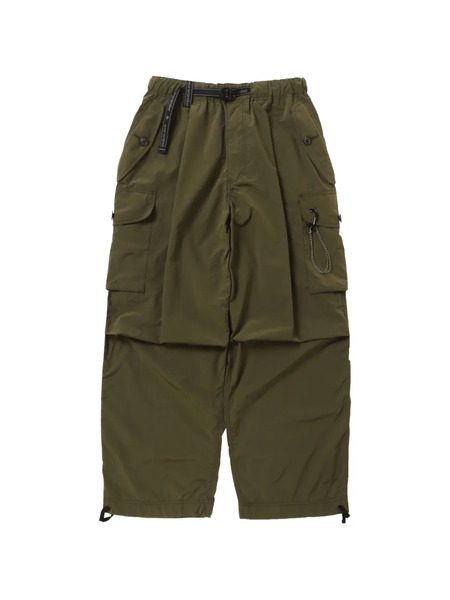  And Wander Cargo Loose Trousers - Green 