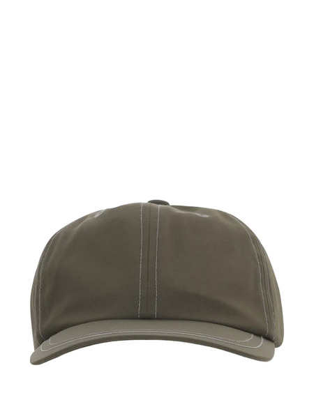  And Wander Topstitch-detail Hat - Green 