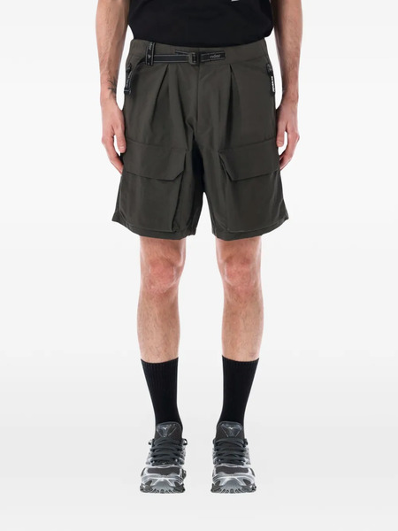  And Wander Twill Cargo Shorts - Grey 