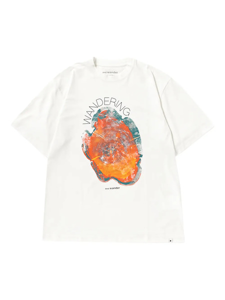  And Wander Wandering T-shirt - White 