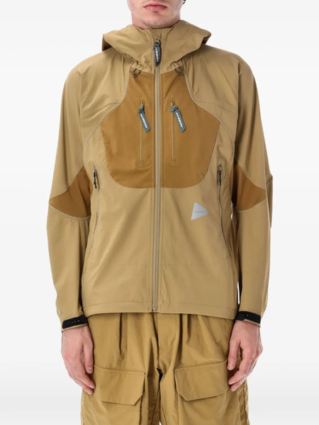  And Wander Zip Panelled Jacket - Neutrals 