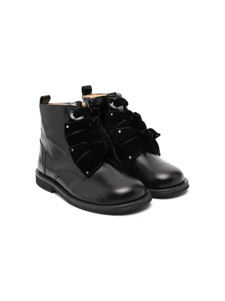  Andanines Bow-detailing Boots - Black 