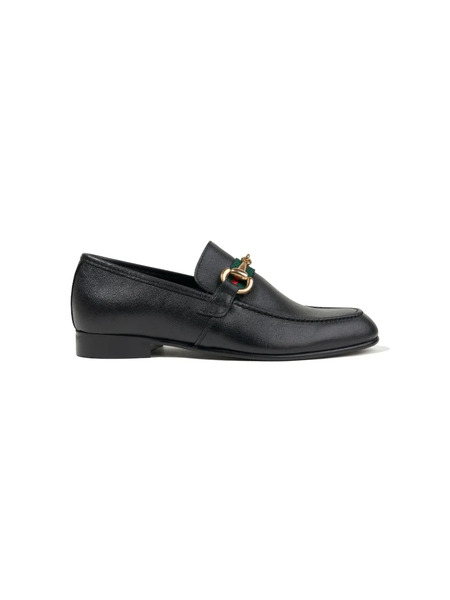  Andanines Horsebit-detail Leather Mocassins - Black 