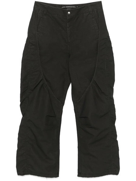  Andersson Bell Arc Shirring Trousers - Black 