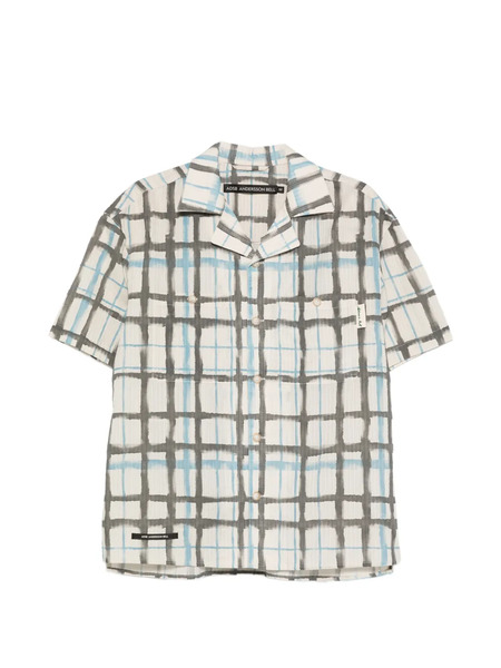  Andersson Bell Checked Shirt - Neutrals 