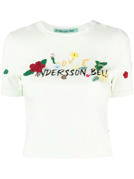 Andersson Bell Dasha Flower-garden Logo T-shirt - Green 