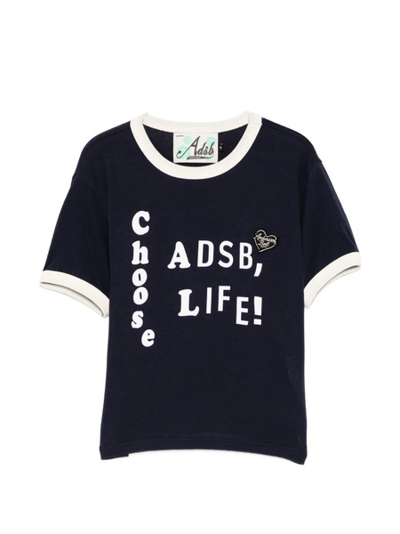  Andersson Bell Flocking Baby Ringer T-shirt - Blue 