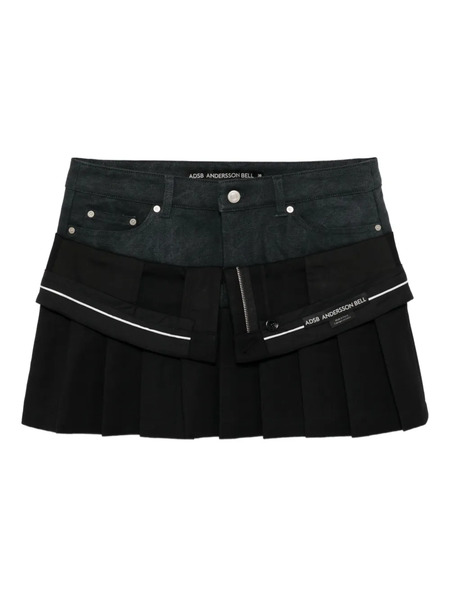  Andersson Bell Patchwork Skirt - Black 
