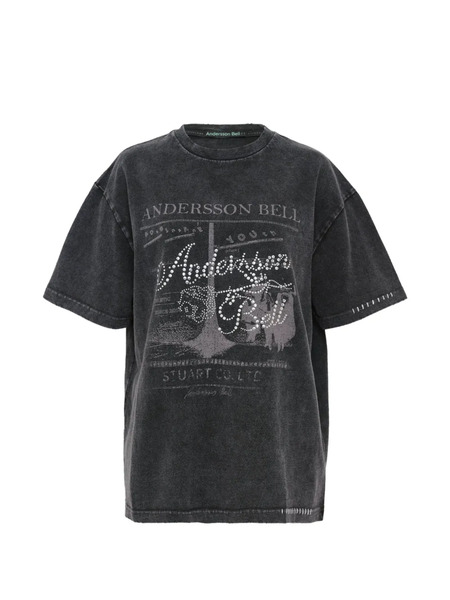  Andersson Bell Rosie Hot-fix Printed T-shirt - Grey 