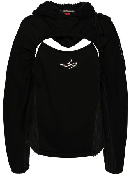  Andersson Bell X Ottolinger Car Printed Hoodie - Black 