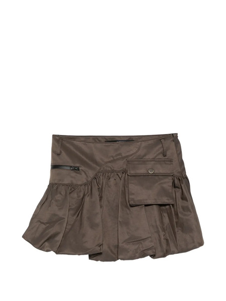  Andersson Bell Zip Pocket Mini Skirt - Brown 