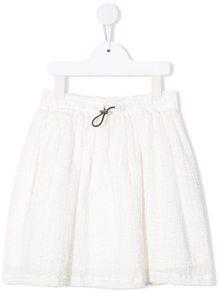  Andorine Cotton Midi Skirt - White 