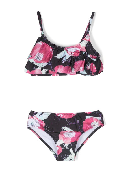  Andorine Floral-print Bikini Set - Pink 
