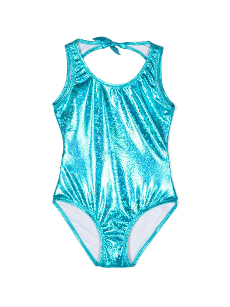  Andorine Metallic-finish Stretch Swimsuit - Green 
