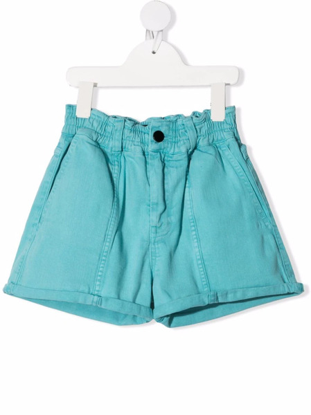  Andorine Slim-fit Denim Shorts - Green 
