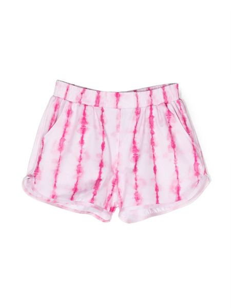  Andorine Tie-dye Print Shorts - Pink 
