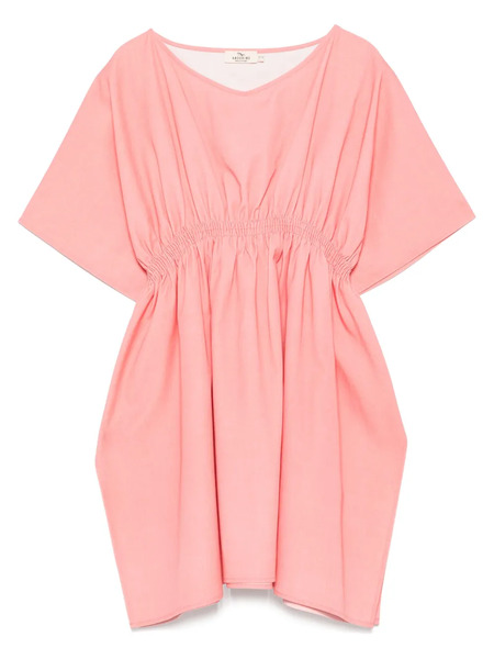  Andorine Twill Kaftan Dress - Pink 